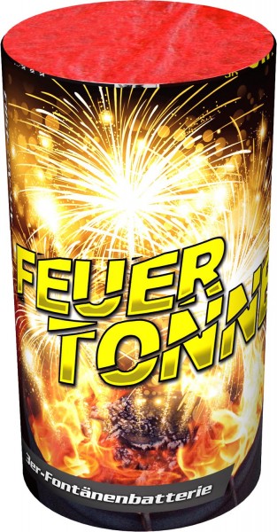 624. Feuertonne, 3er-Fontänenbatterie