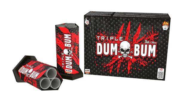 337. Dumbum triple 20mm, 5 Stck/Paket