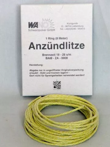 999. Anzündlitze, 8 Meter 