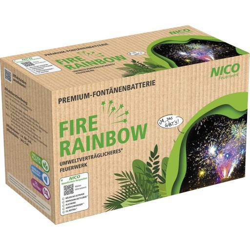 609. Fire Rainbow, 8er-Fontänenbatterie