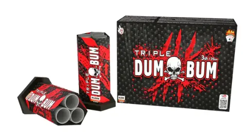 337. Dumbum triple 20mm, 5 Stck/Paket