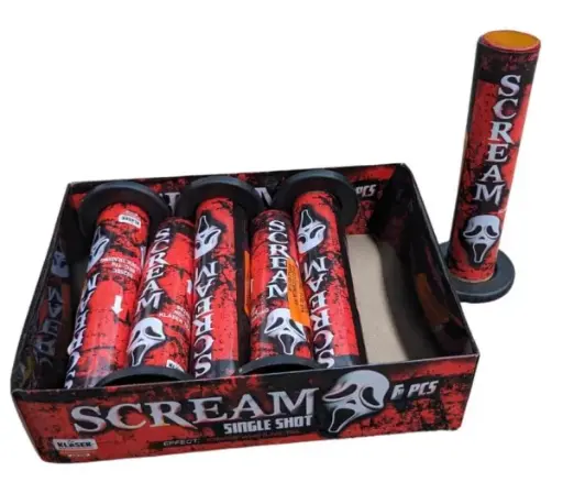 338. Scream single shot, 6 pieces/paquet