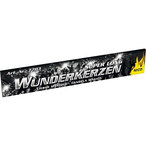 804. Wunderkerzen 30 cm, 10er-Brief